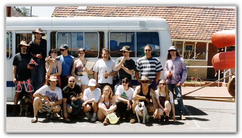 FJ & DJ with the CISWA crew on the great canoe trip Oct 1995